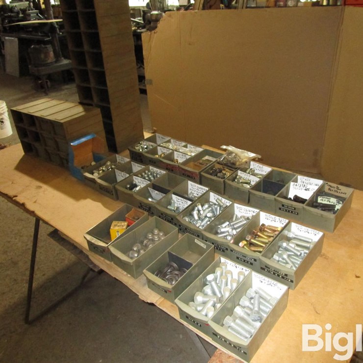 Large Assortment Of Wheel Studs, Lug Bolts, Lug Nuts, And Washers