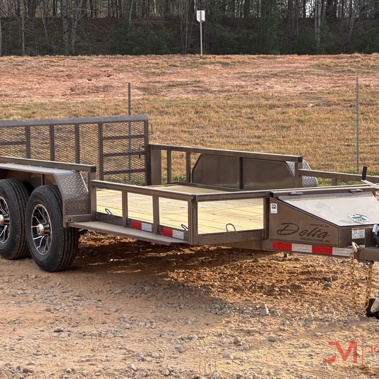 UNUSED 2026 DELTA 14 T/A UTILITY TRAILER