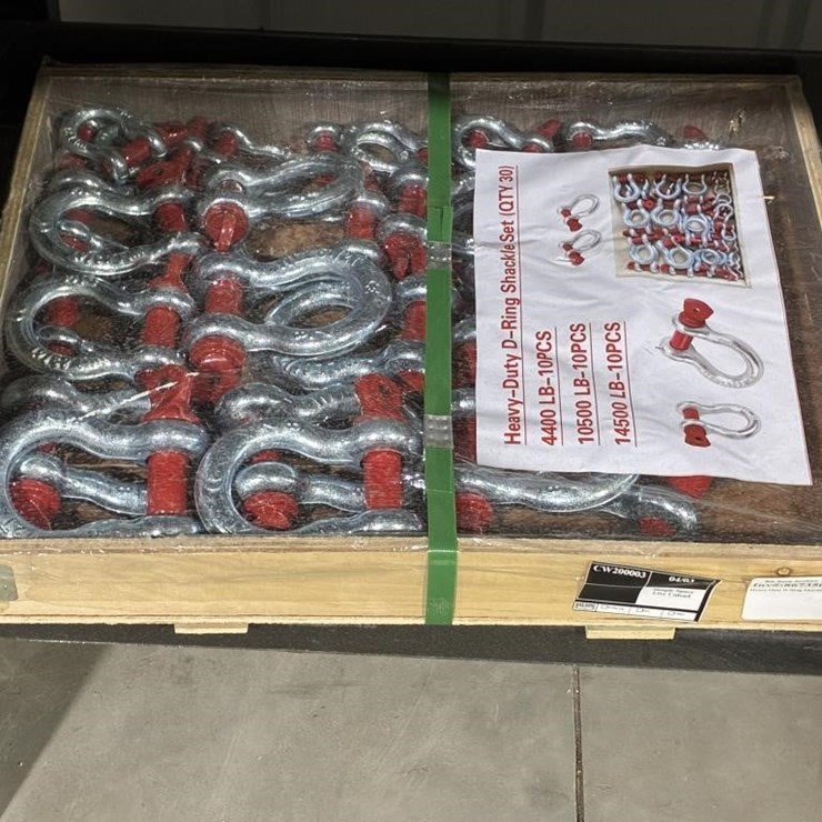 Heavy Duty D-Ring Shackle (Qty 30)