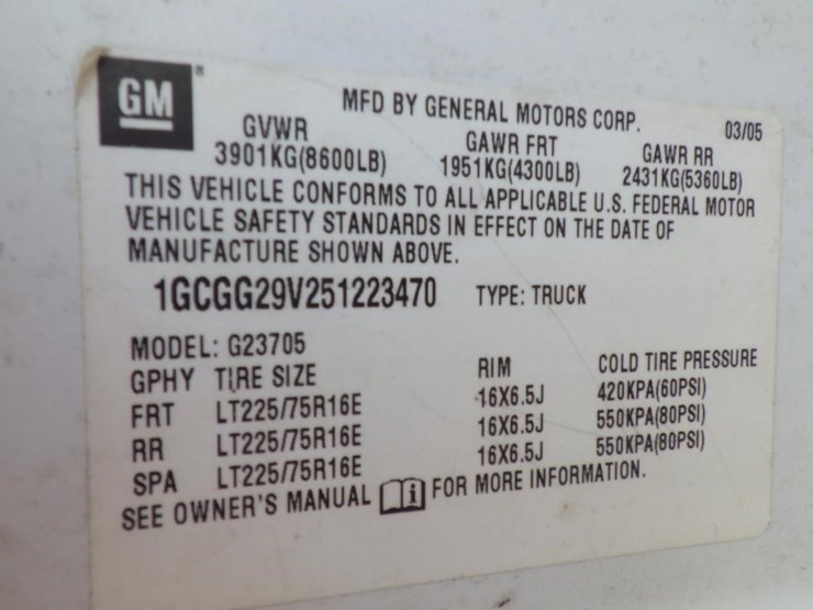 2005-chevrolet-express-2500-image-15