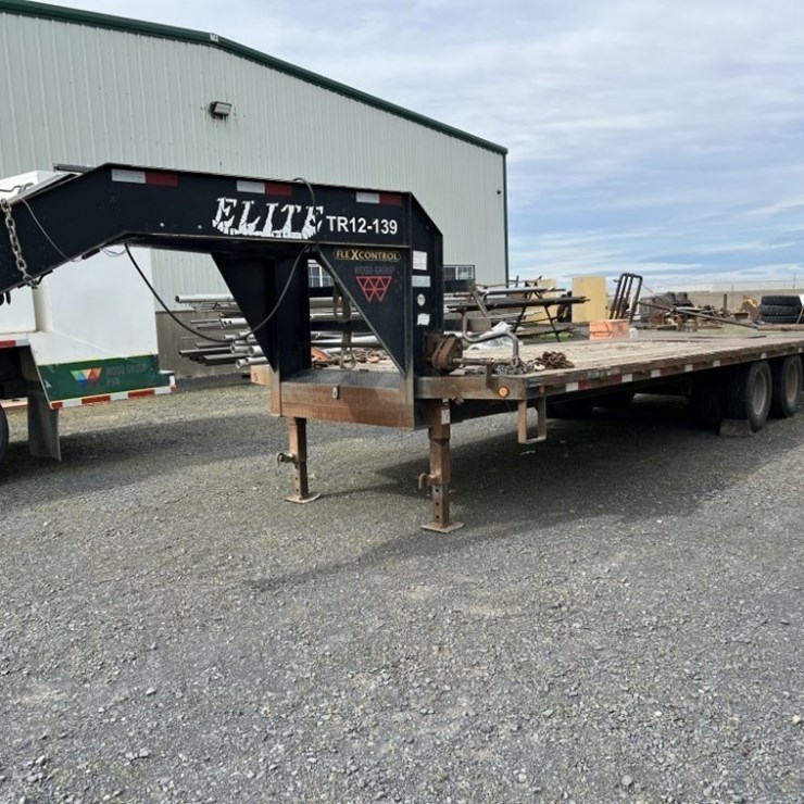 2012 Elite T/A Gooseneck Equipment Trailer