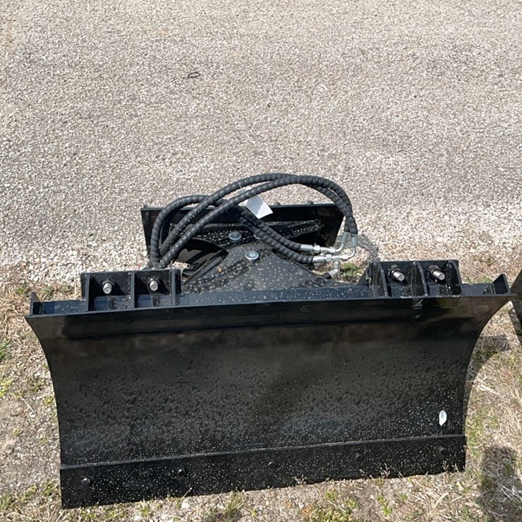 mini skid steer snow plow