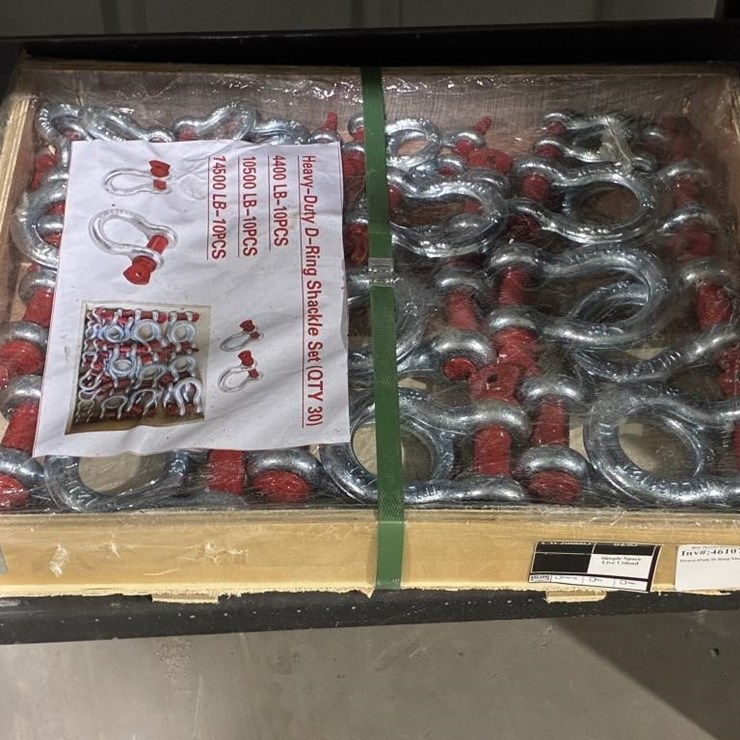 Heavy-Duty D-Ring Shackle (Qty 30)