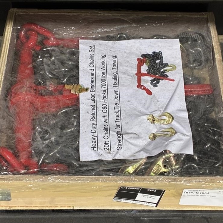 HD Ratchet Load Binder W/ Chain