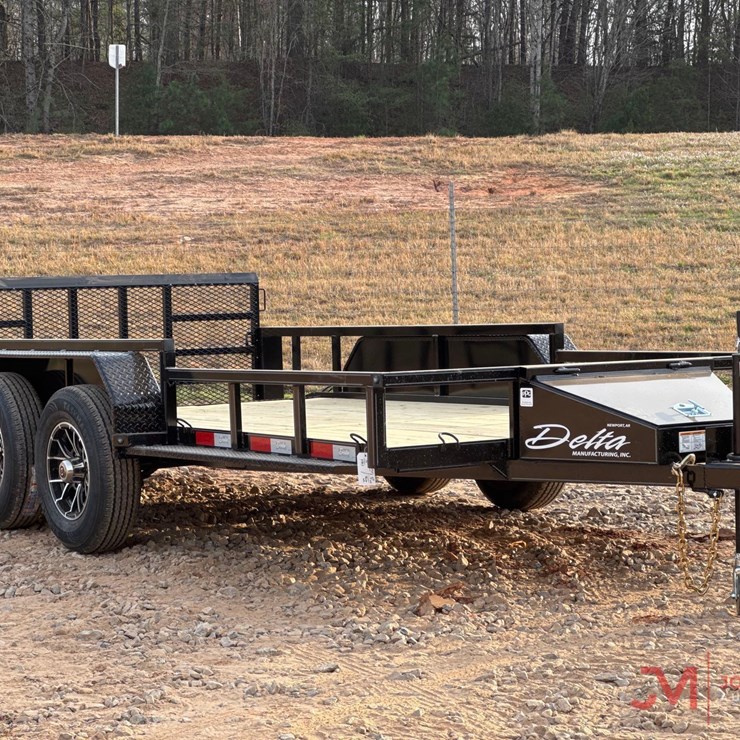 UNUSED 2026 DELTA 14 T/A UTILITY TRAILER