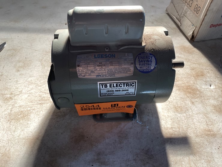 #2544-•-new-leeson-electric-motor-image-1