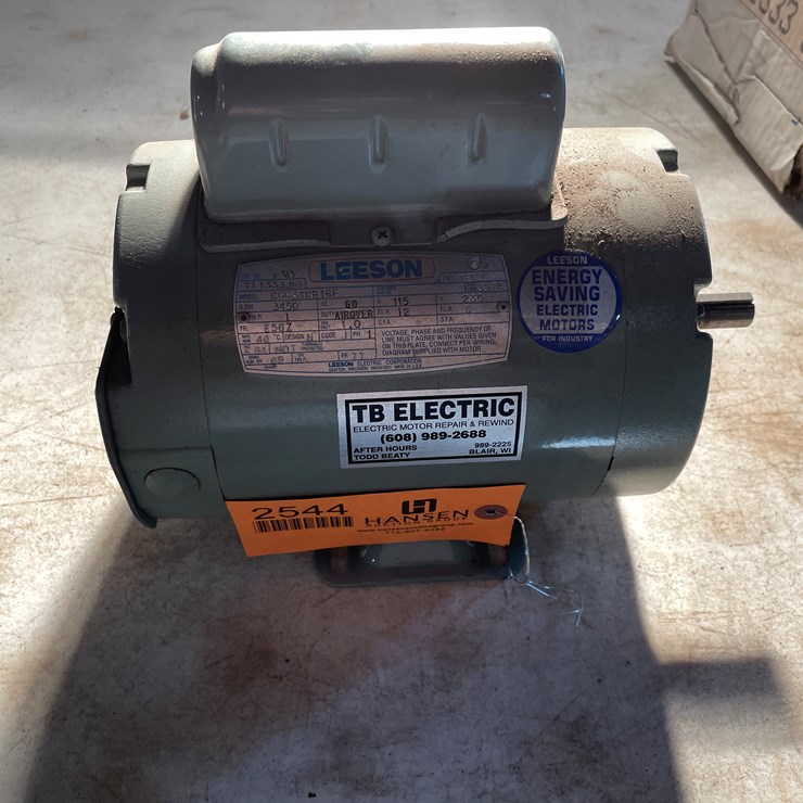 #2544 • New Leeson Electric Motor