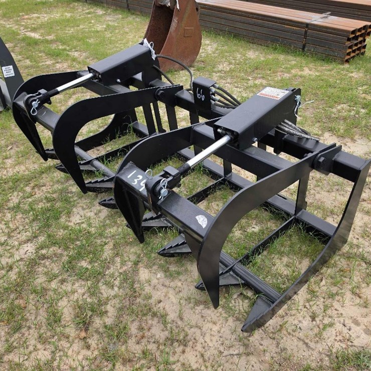 - NEW J-BAR SKID STEER 66" ROOT GRAPPLE