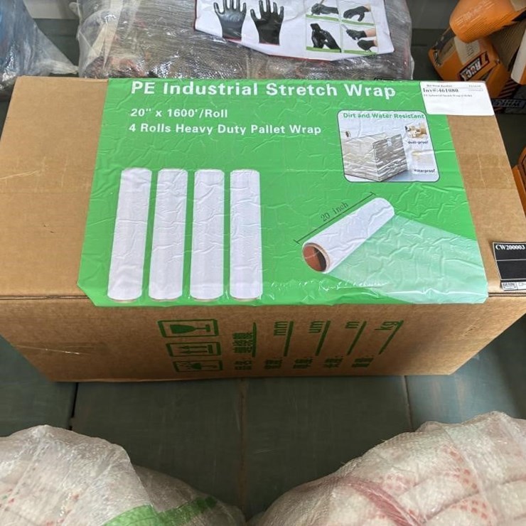PE Industrial Stretch Wrap (4 Rolls)