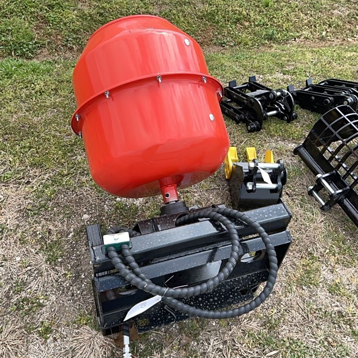 mini skid steer concrete mixer