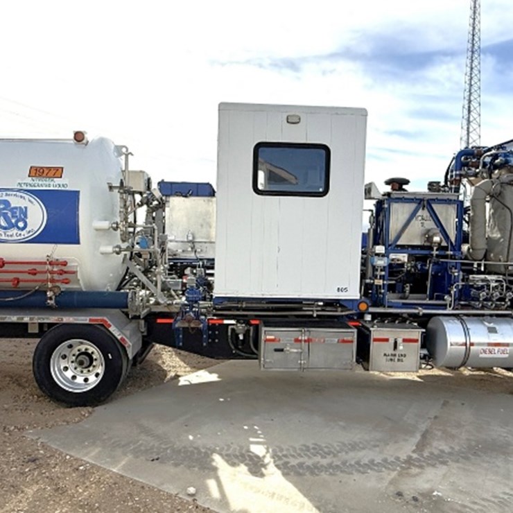 2013 CS&P 180K SCFH 10K WP NITROGEN PUMPER MTD ON 2013 LOADCRAFT T/A TRAILER