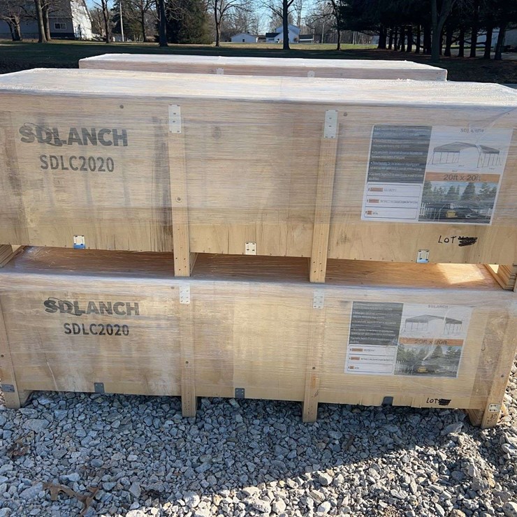 2026 SDLANCH SDLC2020 High-End Carport 20ft x 20ft