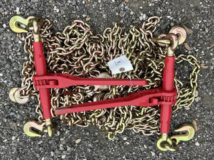 #66-•-(4)-5/16"-20'-chains-&-(2)-5,400-lb-boomers-image-1