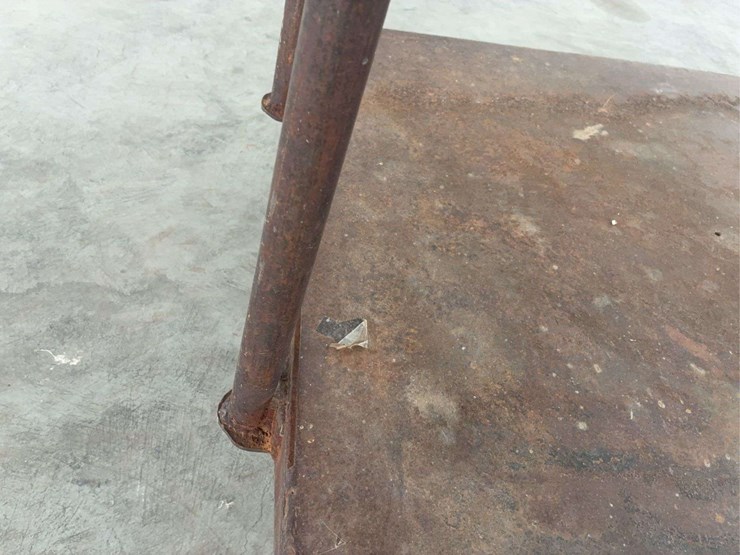 heavy-duty-steel-platform-cart-with-dual-handles-and-cast-iron-wheels-image-7