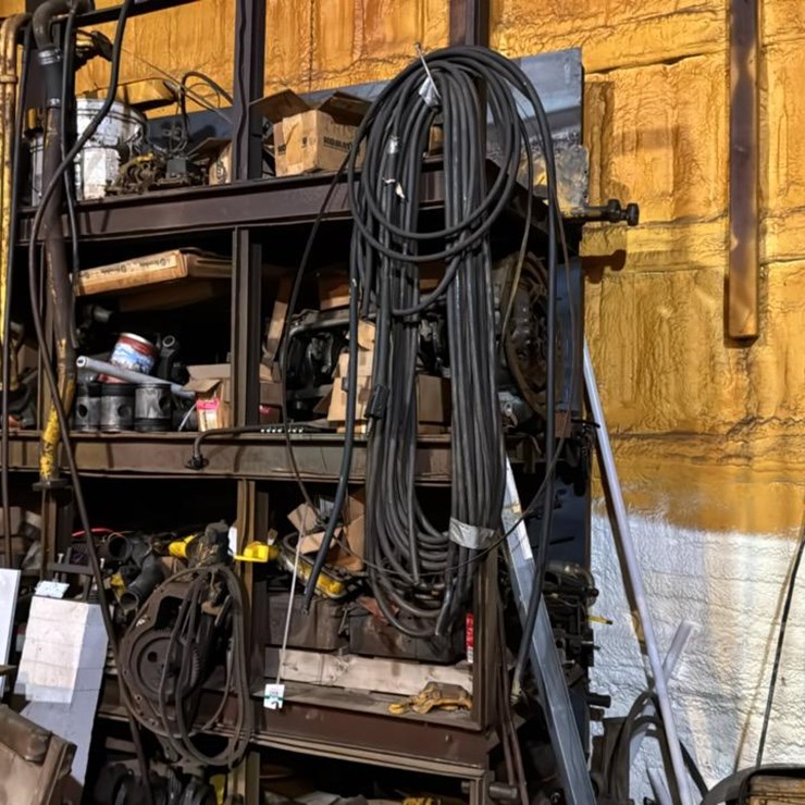 #263 • Steel Shelf and Cat Engine Parts