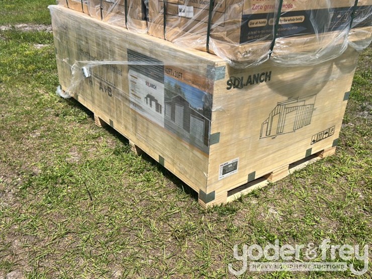 unused-ir-42'-x-30'-triple-garage-metal-shed-image-7