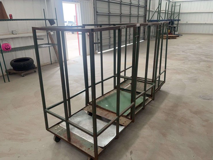 set-of-three-heavy-duty-metal-rolling-warehouse-carts-image-2