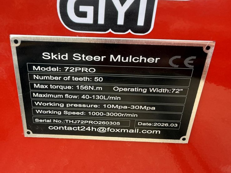 #147-•-skid-steer-mulcher-w/-72"-working-width-image-2