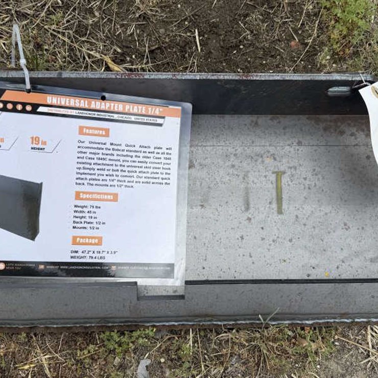 #44 • Mini Skid Steer 1/4" Plate