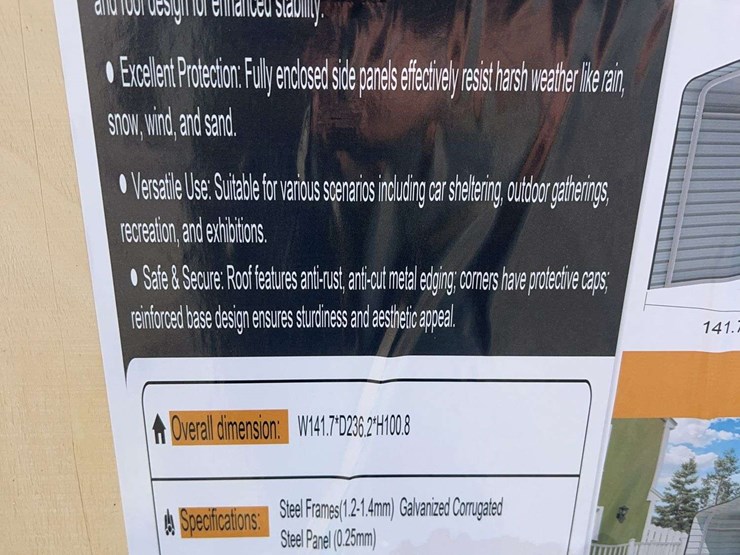 sdlanch-sdlc1220-high-end-carport,-12ft-x-20ft-image-3