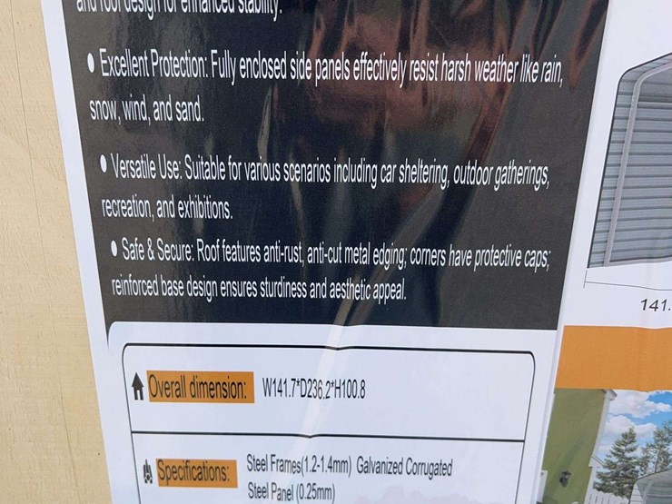 sdlanch-sdlc1220-high-end-carport,-12ft-x-20ft-image-3