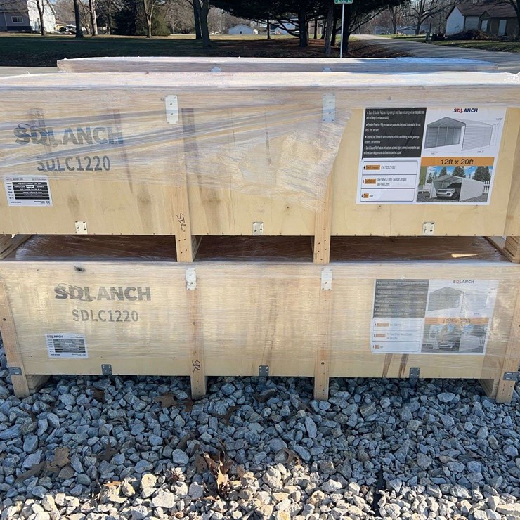 SDLANCH SDLC1220 High-End Carport, 12ft x 20ft