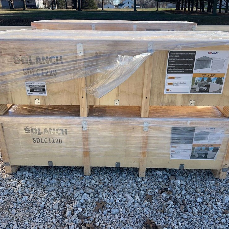 SDLANCH SDLC1220 High-End Carport, 12 ft x 20 ft