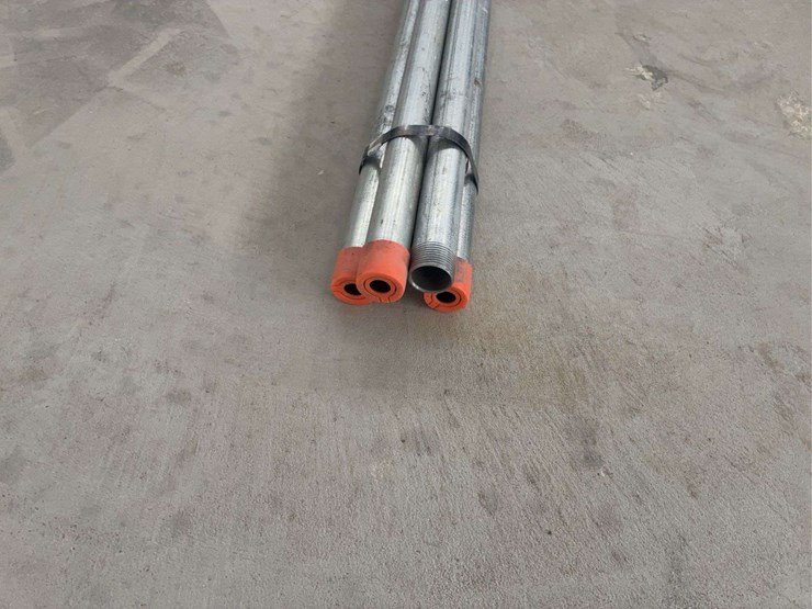 five-1"-x-10'-galvanized-metal-conduit-pipes-image-2