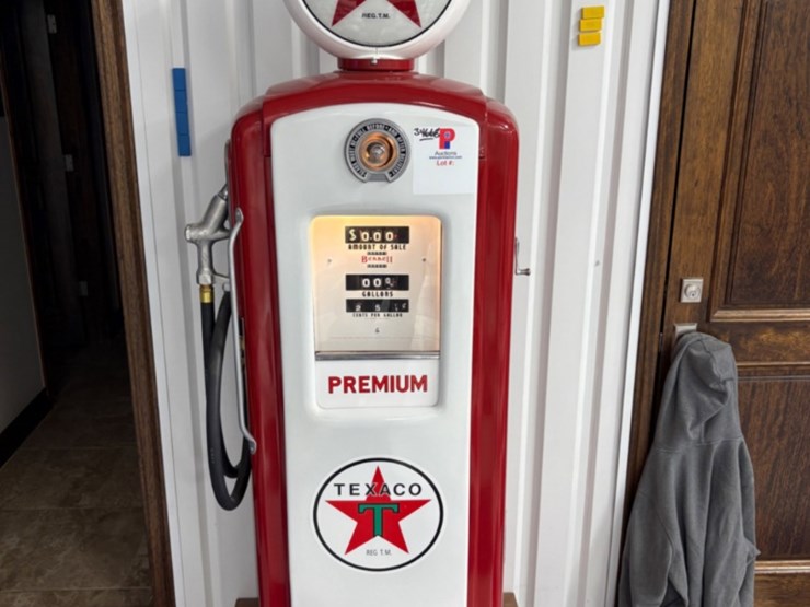 bennett-/-texaco-lighted-decorative-relic-gasoline-pump-image-1
