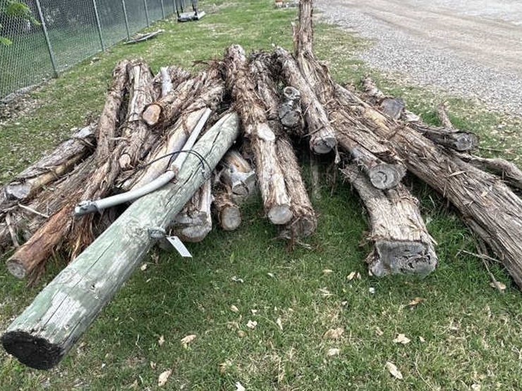 #84-•-bundle-of-cedar-post-&-(1)-electrical-pole-image-1