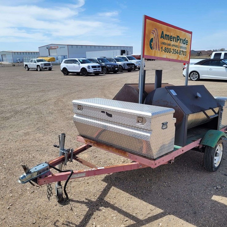 2005 GLOBAL FACTORY PRODUCTS Inc Son of Brisket Double Sided Cooker Trailer