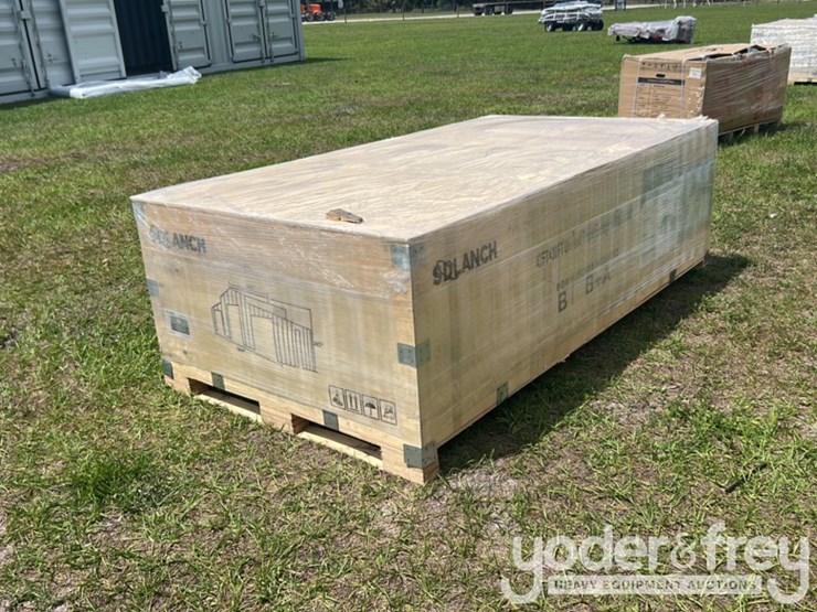 unused-ir-42'-x-30'-triple-garage-metal-shed-image-3