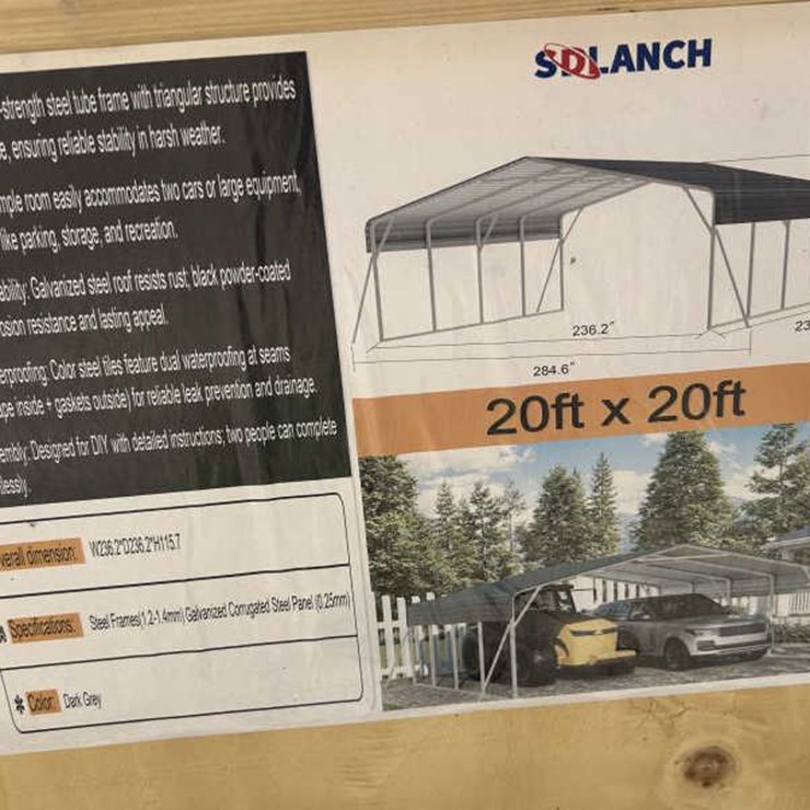 #128 • 20' x 20' Carport Without Side Walls