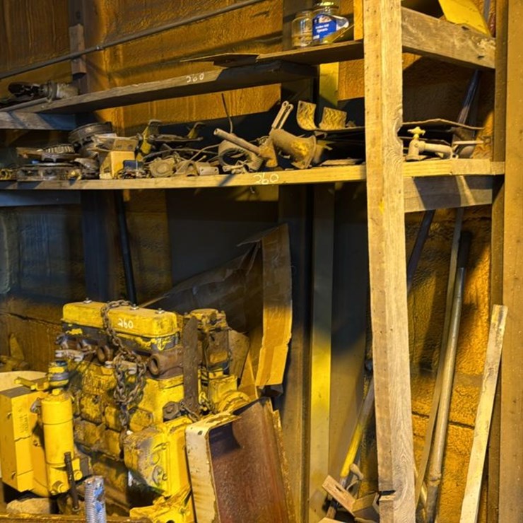 #260 • Cat Engine and Parts Along East Wall