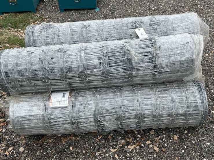 #127-•-(5)-48"-x-330'-hot-dipped-galvanized-farm-fence-image-1