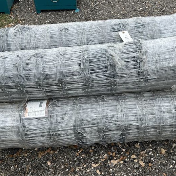 #127 • (5) 48" x 330' Hot Dipped Galvanized Farm Fence