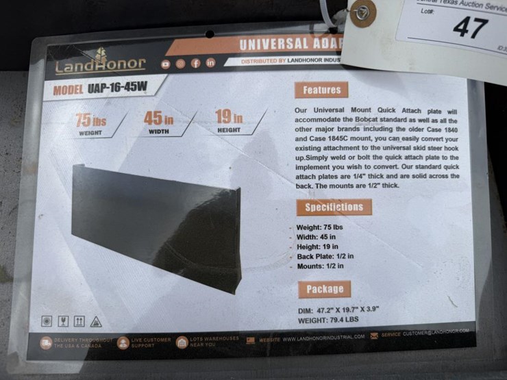 #47-•-mini-skid-steer-1/4"-plate-image-2