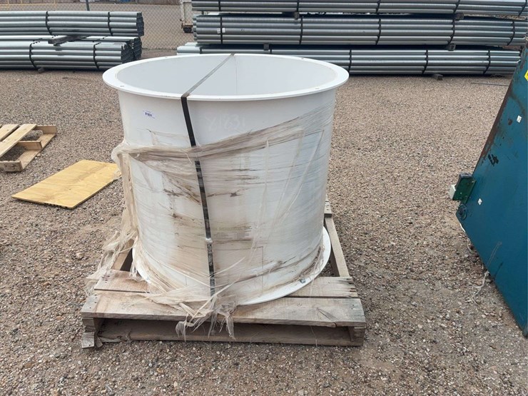 large-white-industrial-flanged-cylinder,-heavy-duty-plastic-image-1