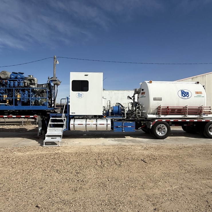 2018 CS&P 270K SCFH 10K WP NITROGEN PUMPER MTD ON 2018 LOADCRAFT T/A TRAILER