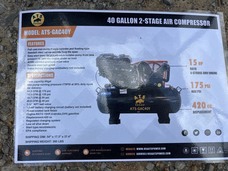 #70-•-40-gallon-two-stage-air-compressor-image-2
