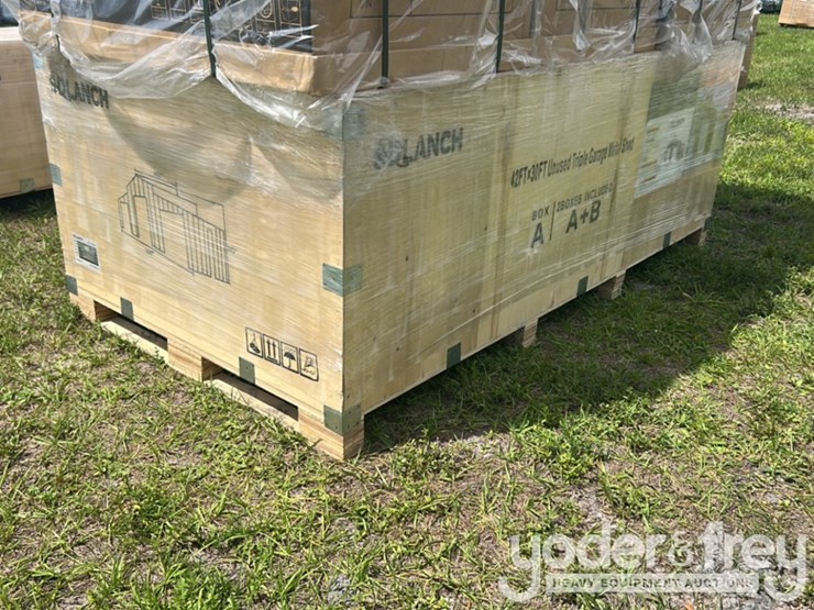 unused-ir-42'-x-30'-triple-garage-metal-shed-image-8