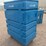 blue-polyethylene-rolling-laundry-cart-with-metal-shelves-image-5