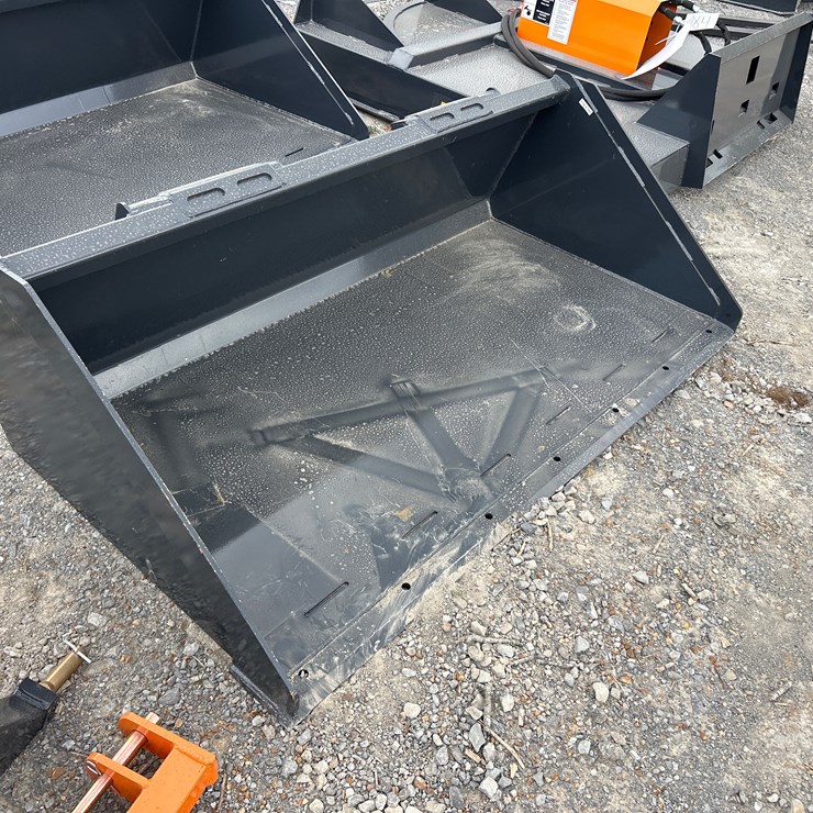 #83 • UNUSED 66” SKID STEER SMOOTH BUCKET