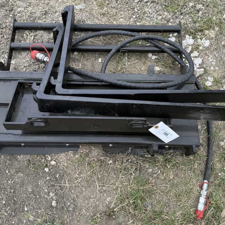 #195 • Mini Skid Steer Hydraulic Side Shift Forks