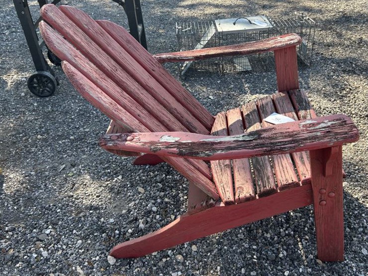 #211-•-weathered-adirondack-chair---red-image-1