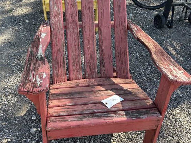 #211-•-weathered-adirondack-chair---red-image-2