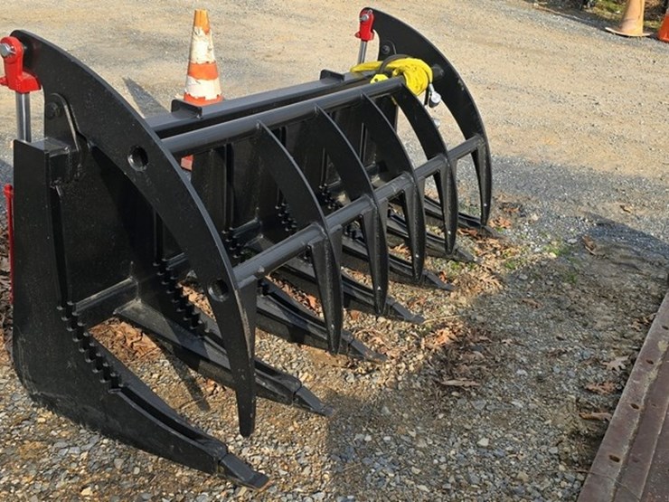 new-wildkat-72"-skidloader-rock-rake-grapple-image-3
