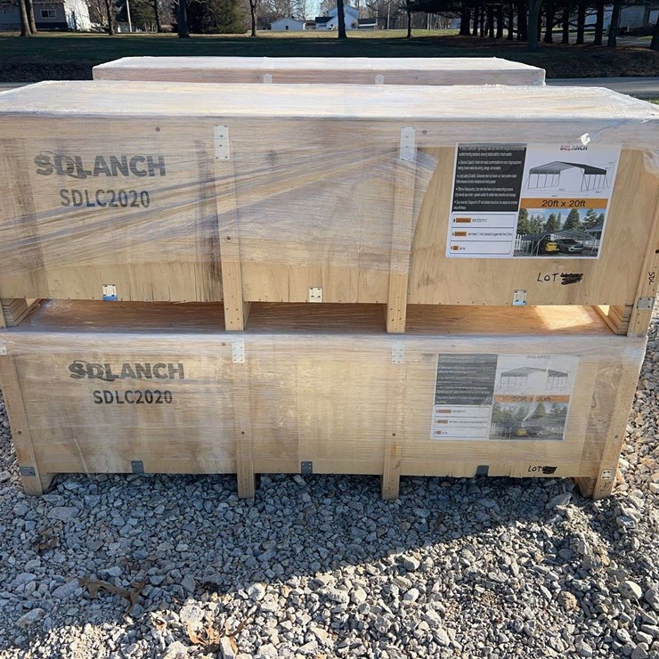2026 SDLANCH SDLC2020 High-End Carport 20ft x 20ft