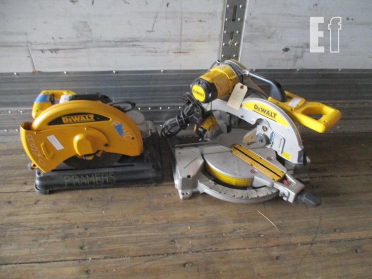 lot-of-(2)-dewalt-10"-miter-&-cut-off-saws-image-1