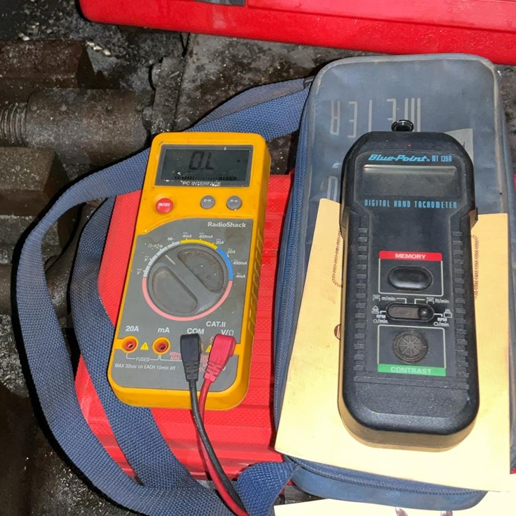 #116 • Blue Point Tachometer and Electric Meter